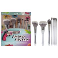 Kit De Brochas De Maquillaje Rude Cosmetics Silver Bullet 4 Piezas