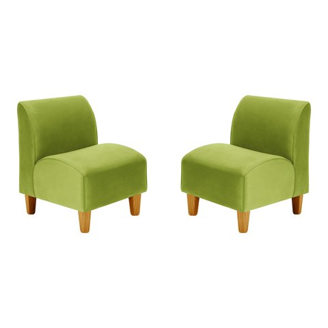 Bodevir - Set Poltrona Soft 1C Felpa 04 Pistacho