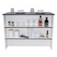 thumbnail image 5 of Barra Auxiliar de Cocina Fendi Wengue - Blanco, 5 of 11
