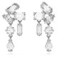 thumbnail image 1 of Pendientes Swarovski Mesmera Drop pequeños con piedras transparentes de talla mixta, 1 of 5