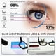 thumbnail image 3 of Gafas de lectura LOUOL HCB Oprah Style Square +3.0 Blue Light, 3 of 7