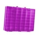 thumbnail image 1 of Caja De Almacenamiento De Juguetes, 48 Rejillas, Joyero Transparente Apilable Para Manualidades, Juguetes, Aperitivos, Color Morado, 1 of 3