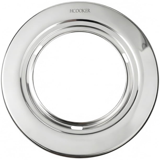 Anillo adaptador para vaporera Hcooker de acero inoxidable, compatible con 7 a 12 pulgadas