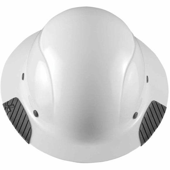 Hard Hat LIFT SAFETY DAX de fibra de carbono, ala completa, carbono blanco