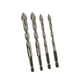 thumbnail image 5 of 4 Brocas Excéntricas Con Dientes De Sierra De Cuatro Ranuras Resistentes Para Baldosas, Metal Y Hormigón, 5 of 5