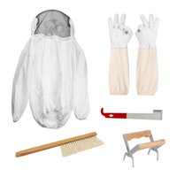 Magideal - Chaqueta De Apicultura Con Bolsillo Delantero Y Protección Para La Parte Superior Del Cuerpo, Ventilada, Equipo De Protección Profesional Para Hombres