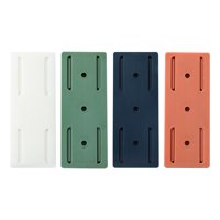 Magideal - 4 Uds Soporte Para Tira De Alimentación Organizador Montado En La Pared Para Cocina, Baño, Oficina Instalar Fácilmente Accesorios Universales Práctico