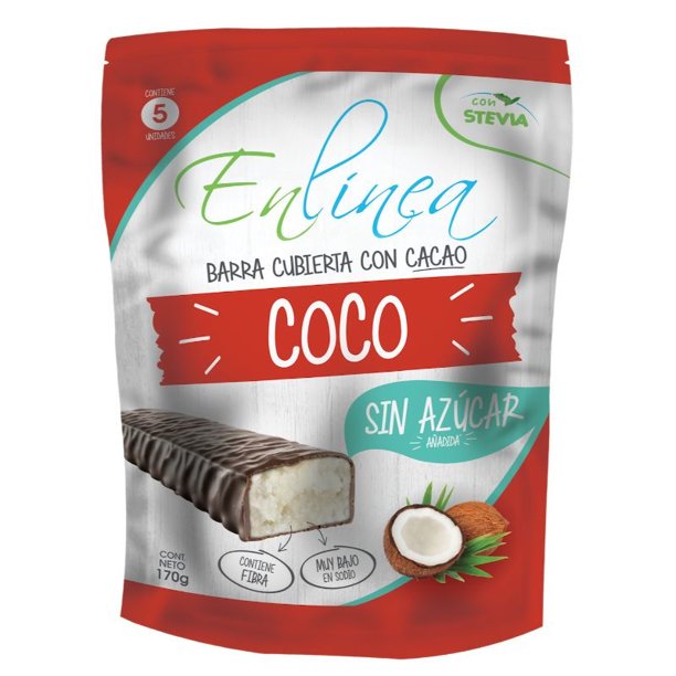 ★coco★ Barra Coco Cubierta Con Cacao, 170 g | Lider