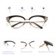 thumbnail image 3 of Gafas de lectura con filtro de luz azul bullabulling y pedrería estilo gatito, 3 of 6