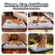 thumbnail image 4 of Cama para Perro Yintrest XL 89x58 cm Plush Ortopédica Gris, 4 of 7