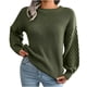 thumbnail image 1 of Suéteres navideños para mujer, moda informal, coloridos, de manga larga, con hombros descubiertos, suéter de punto, cuello redondo, regalos en oferta, 1 of 5