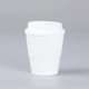 thumbnail image 2 of Vaso De Polipropileno Con Banda De Silicona Blanco, 2 of 8