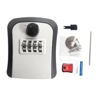 Ioensy - Caja De Cerradura Con Llave, Caja De Seguridad Para Agentes Inmobiliarios, Llaves De Casa Al Aire Libre, Tarjetas De Habitación