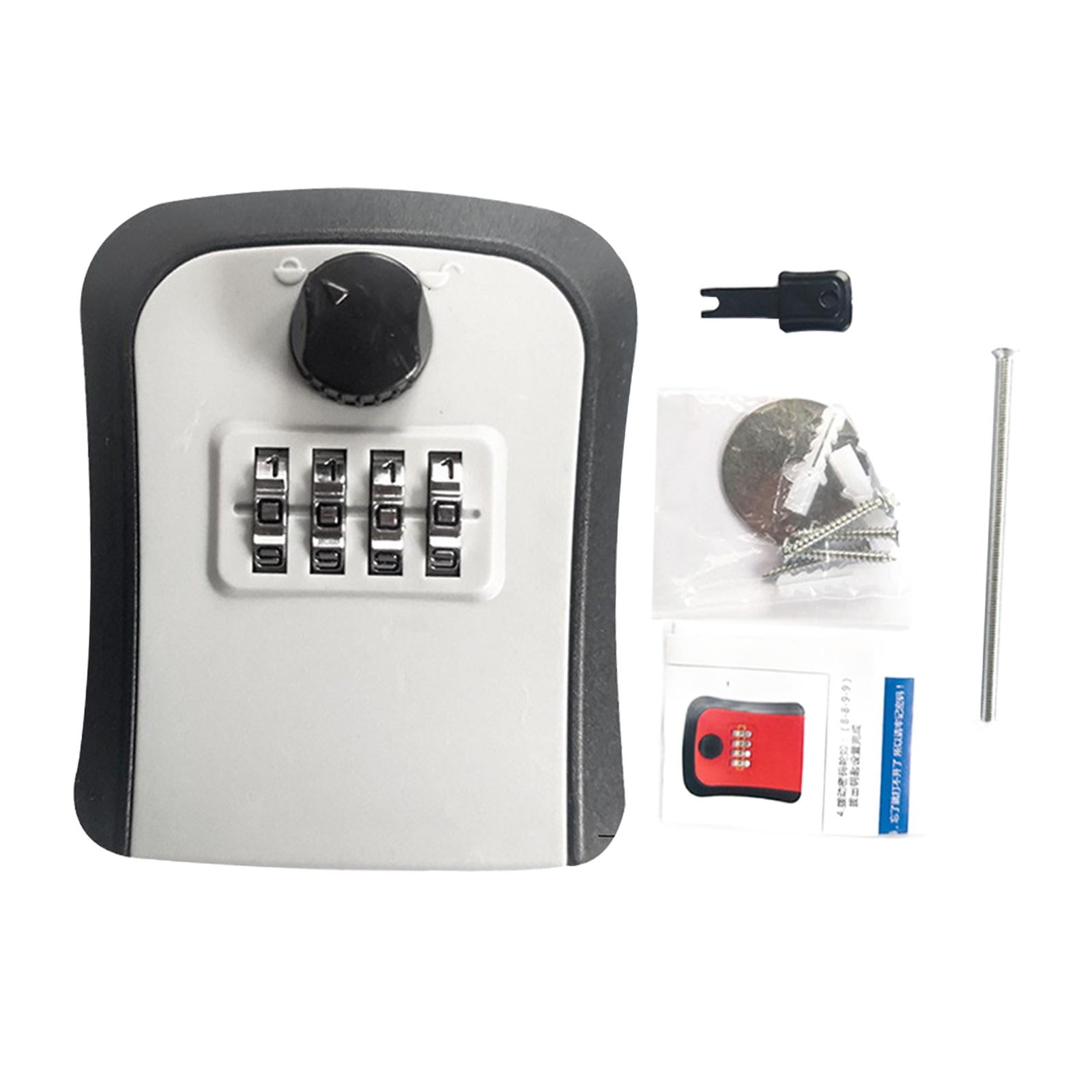 Ioensy - Caja De Cerradura Con Llave, Caja De Seguridad Para Agentes Inmobiliarios, Llaves De Casa Al Aire Libre, Tarjetas De Habitación