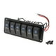 thumbnail image 2 of Panel de interruptor de reinicio basculante de 6 bandas, disyuntor de 12/24V, para barco y coche, 2 of 3