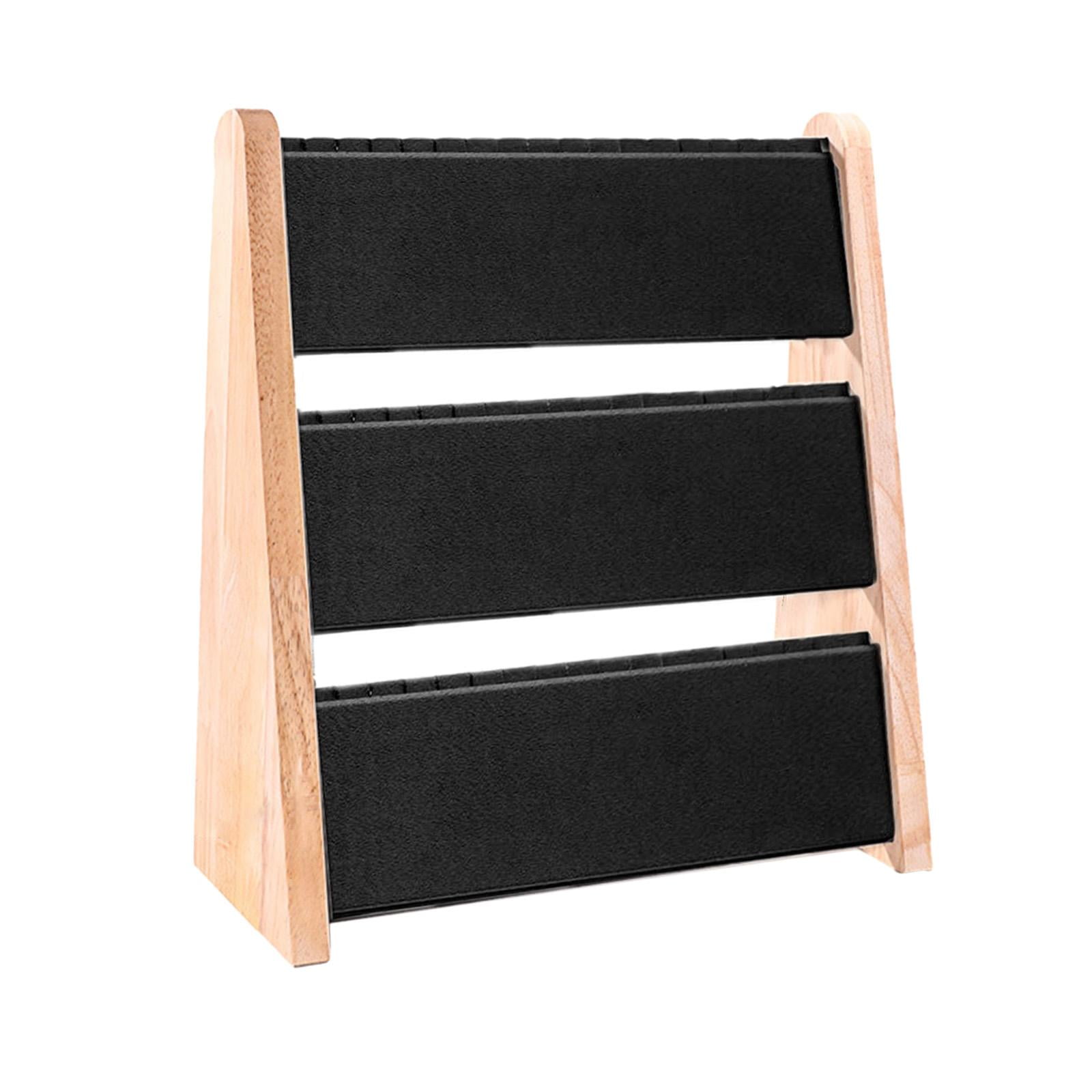 Magideal - Soporte Para Exhibición De Collares, Organizador De Joyas, Estante De Exhibición Resistente, Soporte Para Colgante De Collar, Almacenamiento De Cadena Negro