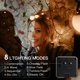 thumbnail image 2 of Cadena de luces solares Vimorg 200 LED 24 m, resistente al agua, 8 modos, 2 of 7