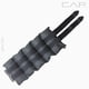 thumbnail image 3 of Pesas para tobillo CAP Barbell HHA-CB020A1, 9,07 kg (20 libras), color negro, 3 of 8