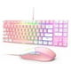 thumbnail image 2 of Kit Gamer Rosado/blanco Teclado G26 + Mouse Onikuma Rgb Lujo, 2 of 3