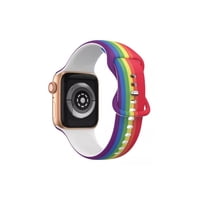 Genérico - Correa Diseño Compatible Iwatch Apple Watch 42/44/45Mm Arcoiris