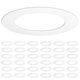 thumbnail image 1 of Cubierta decorativa para aro de luz empotrada Amico Goof Rings de 6" blanca, paquete de 36, 1 of 7