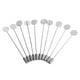 thumbnail image 2 of 10Pcs Plata Solapa Palo Base Broche Pegamento En El Collar Traje Solapa Pin 10mm, 2 of 3