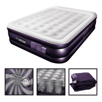 Genérico - Colchon Inflable Electrico Camping Glamping 2 Plaza 45Cm