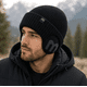 thumbnail image 2 of Gorro Tejido Unisex Con Orejeras Invierno Térmico Negro, 2 of 3