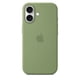 thumbnail image 4 of Funda para iPhone 17 de Apple en silicona con MagSafe color musgo claro, 4 of 6