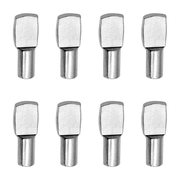 Soportes para estantes Cerpourt de 100 piezas, 5 mm, niquelados