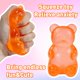 thumbnail image 2 of Juguete Squishy de Oso Taba Squishy para Niños y Adultos - Naranja, 2 of 7