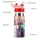 thumbnail image 3 of Outer BanksBotella de Agua con Tapa Pop Top de Un Toque, Acero Inoxidable, a Prueba de Fugas, para Deportes, Botella Infantil rosa 12 oz, 3 of 6