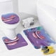thumbnail image 4 of Gengar-theme 4-Piece Shower Curtain Set with Rugs, Waterproof Bathroom Decor Set Includes Bath Mat, U-Shaped Rug, Toilet Lid Cover and Curtain with Hooks, 4 of 6
