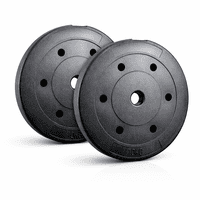 Genérico - Set 2 Discos Pvc Preolímpicos 10Kg X 2