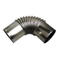 Magideal - Accesorios Para Chimenea, Equipo De Chimenea, Tienda De Campaña, Accesorios Para Tuberías, Accesorios Para Estufas, Accesorios Para Senderismo, Fogata Codo 6Cmx15Cm