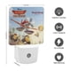 thumbnail image 2 of Aviones: Equipo de Rescate Luz nocturna LED con sensor de anochecer a amanecer para dormitorio, baño, pasillo, escaleras - Lámpara LED nocturna de enchufe, 0.5W - 1 pieza, 2 of 6