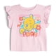 thumbnail image 3 of Conjunto de atuendo: camiseta de Winnie the Pooh de Disney y pantalones cortos de gasa 2T para niña, 3 of 5