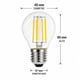 thumbnail image 2 of Ampolleta Led Filamento G45 4w E27 Luz Cálida Decorativa, 2 of 5