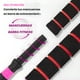 thumbnail image 4 of Set Mancuernas 20 kg 5 en 1 Barra Z Extensor Rojo rosa, 4 of 6