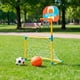 thumbnail image 3 of Arco de Futbol Infantil Plegable 49 X 64 cm + Doble Pelota + Soporte Basket - 5019, 3 of 3