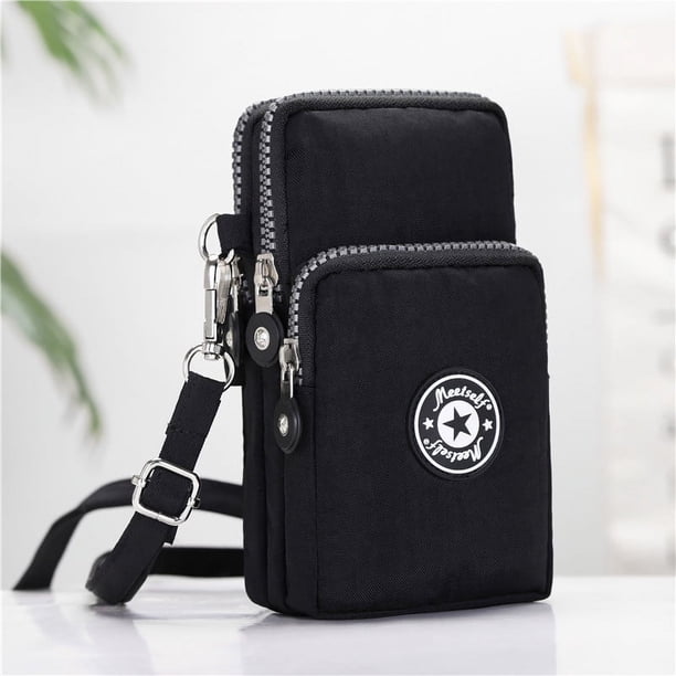 Sports Armband Phone Bag, Outdoor Travel Crossbody Bag, Women's Mini Multi Pocket Purse (6.69*3.54*2.36) Inch