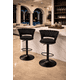 thumbnail image 5 of Taburete Queen Velvet Elegante Terciopelo Ajustable Full Negro, 5 of 7