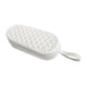 thumbnail image 3 of Caja de gafas de natación caja de anteojos transpirable con agujeros portátiles gafas que llevan estuche de protección para adultos regalos nadadores Blanco, 3 of 5