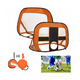 thumbnail image 3 of Arco de fútbol 5 tiros, doble uso práctica plegable naranja, 3 of 3