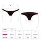thumbnail image 4 of Bikini calzón con drapeado trasero estampado negro Talla S, 4 of 4