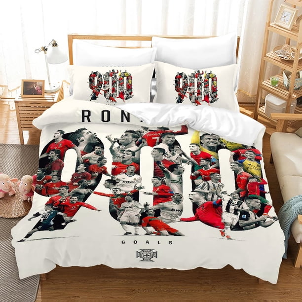 v567 Bed Sheets Goal Cover Double Comforter Bedding Sets Bedding Set Duvet Cover Queen Comforter Sets Quilt Pillowcase 3-Piece Bedding Set (1 Duvet Cover + 2 Pillow Shams) Bed Sheets ju567