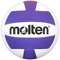 Talla Y Peso Oficiales De Volleyball Molten Camp, Color Morado Y Blanco
