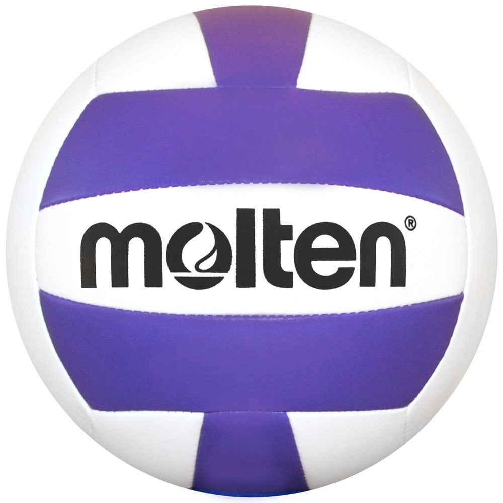 Talla Y Peso Oficiales De Volleyball Molten Camp, Color Morado Y Blanco