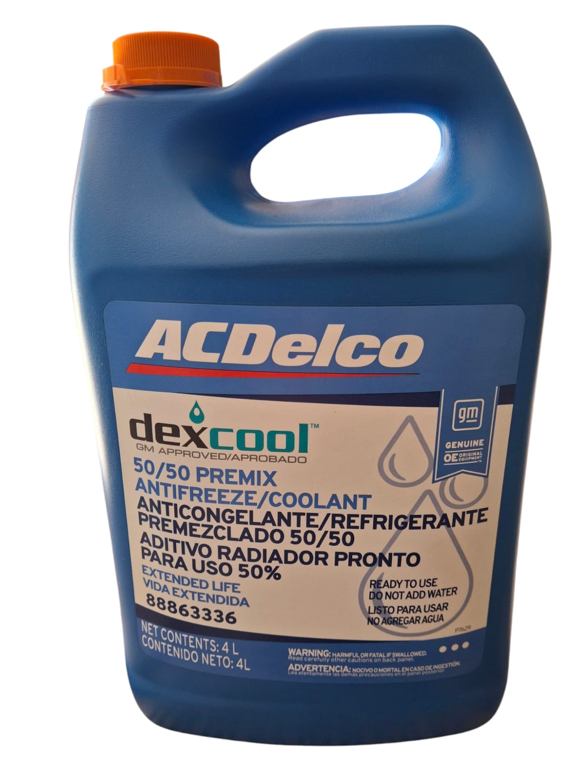 Anticongelante Refrigerante Ac Delco 50/50