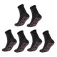 thumbnail image 1 of 3 Pares De Calcetines Autocalentables Con Aislamiento Térmico Para Pies Cálidos Para Senderismo, Camping, Negro, 1 of 5
